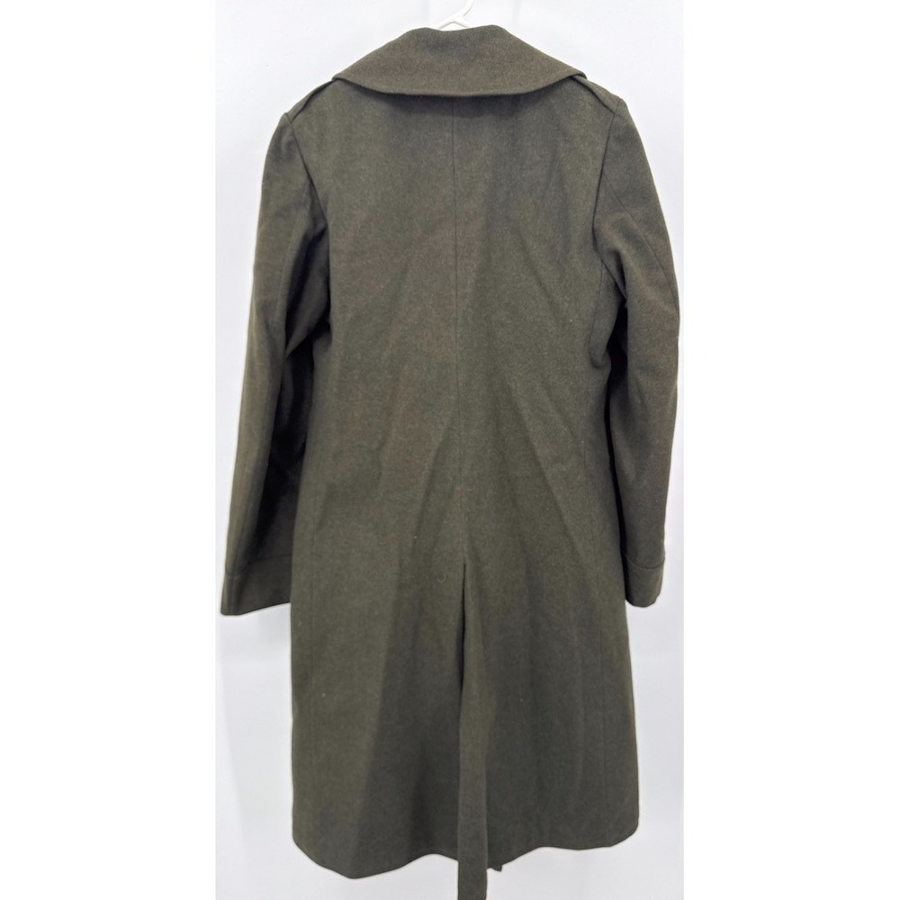 Vintage WW2 US Marine Corps Green Wool Trench Coat Pea Coat Military Uniform - Picture 7 of 8